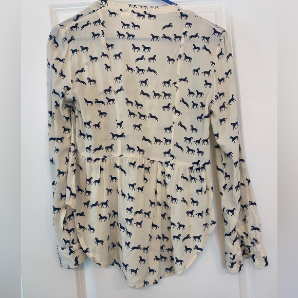 Maeve Horse Button Up from Anthropologie - Picture 6 of 7